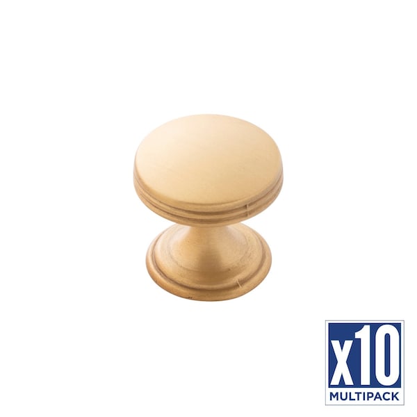 Hickory Hardware Knob 1 Inch Diameter, 10PK P2140-BGB-10B - main